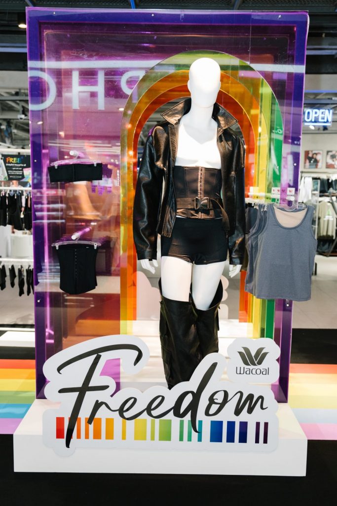 Wacoal x Siam Center เนรมิต Wacoal Freedom Pop-up Store สร้างสีสัน