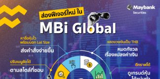 เมย์แบงก์ ปล่อย MBi Global แพลตฟอร์มออนไลน์เพื่อซื้อขายหุ้นต่างประเทศได้ง่ายขึ้น