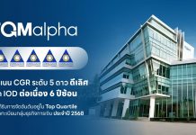 TQMalpha คว้าคะแนน CGR ระดับ 5 ดาว ดีเลิศ จาก IOD ต่อเนื่อง 6 ปีซ้อน