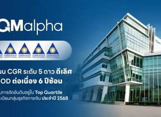 TQMalpha คว้าคะแนน CGR ระดับ 5 ดาว ดีเลิศ จาก IOD ต่อเนื่อง 6 ปีซ้อน