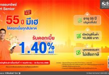 ธอส. ชูเงินฝากออมทรัพย์ “Smart Senior” รับผลตอบแทนทุกสัปดาห์ อัตราดอกเบี้ยสูง 1.40% ต่อปี