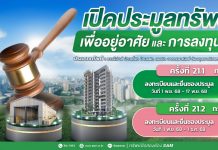 SAM ชูไฮไลท์ที่อยู่อาศัยทำเลทอง ราคาดี เปิดประมูลครั้งที่ 21 มูลค่ารวมกว่า 157 ลบ.