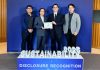 TOA ตอกย้ำผู้นำด้านความยั่งยืน รับรางวัล “Sustainability Disclosure Recognition”