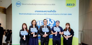 สสว. โชว์ผลงาน “SME ปัง ตังได้คืน” ผ่านระบบ BDS หนุนผู้ประกอบการกว่า 22,000 ราย สร้างมูลค่าเศรษฐกิจกว่า 6,000 ล้านบาท พร้อมตั้งเป้าปี 2569 ดัน SME เพิ่ม 3,000 ราย