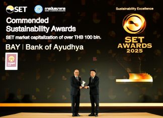 กรุงศรีตอกย้ำความเป็นเลิศด้านความยั่งยืน คว้ารางวัลเกียรติยศ “Commended Sustainability Awards” จากเวที SET Awards 2025