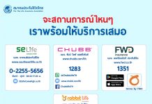 ภาคธุรกิจประกันชีวิตให้ความมั่นใจผู้เอาประกันภัยที่ได้รับผลกระทบจากอุทกภัยยังคงได้รับความคุ้มครองและการบริการด้านสินไหมตามสิทธิ