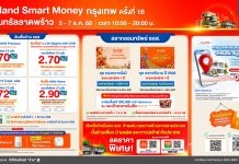 ธอส. ยกขบวนโปรเด็ดส่งท้ายปี ซื้อ/ปลูกสร้าง/รีไฟแนนซ์ ผ่อนเริ่มต้นเพียงล้านละ 2,800 บาท ในงาน “Thailand Smart Money กรุงเทพฯ ครั้งที่ 16”