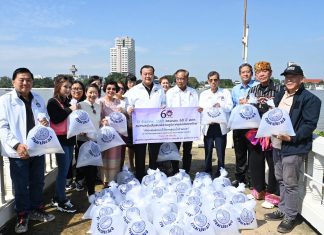 “อนันต์ นายก สภท.” นำคณะกรรมการ–ที่ปรึกษา และสมาชิก ทำบุญปล่อยปลาน้ำจืด 32,400 ตัว เนื่องในโอกาสครบรอบ 60 ปี สภท.