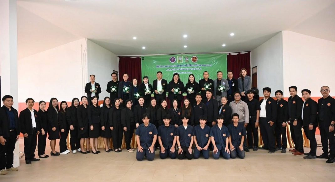 วช. เปิดศูนย์เรียนรู้เทคโนโลยีโดรนเกษตร เสริมทักษะอาชีพและเพิ่มศักยภาพเกษตรกร ณ วิทยาลัยการอาชีพเวียงสา จังหวัดน่าน