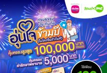 เมืองไทยประกันชีวิต จับมือ แมกซ์ โซลูชัน เซอร์วิส เพิ่มความอุ่นใจแก่สมาชิก Max Card ต้อนรับเทศกาลปีใหม่ผ่าน “กรมธรรม์ประกันภัยอุ่นใจข้ามปี (ไมโครอินชัวรันส์)” รับสิทธิ์ความคุ้มครองชีวิตและค่ารักษาพยาบาลเนื่องจากอุบัติเหตุ สูงสุด 100,000 บาท