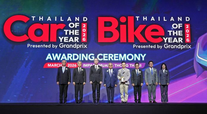 GAC AION UT คว้ารางวัล BEST SUBCOMPACT HATCHBACK 5 Dr. EV (FWD) จากเวที CAR OF THE YEAR 2026 ตอกย้ำความสำเร็จของ GAC AION Thailand