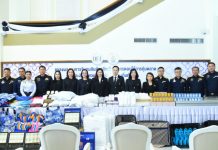 กรมศุลกากรร่วมกับกรมการค้าต่างประเทศ แถลงผลงานการจับกุมสินค้าหลีกเลี่ยงอากรตอบโต้การทุ่มตลาด และสินค้าสวมสิทธิ์ ปลอมแปลงถิ่นกำเนิด